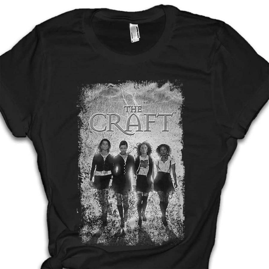 Ретро Хоррор Футболка - Футболка из фильма «Колдовство», Хоррор футболка 90-х, Женская готическая футболка XXXXXL чёрный