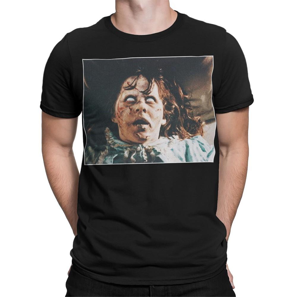 Хоррор Искаженное Лицо Персонаж Винтажная Хоррор Графическая Футболка Мужская Женская Футболка 3XL